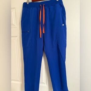 Figs Yola Scrub Pants Winning Blue
